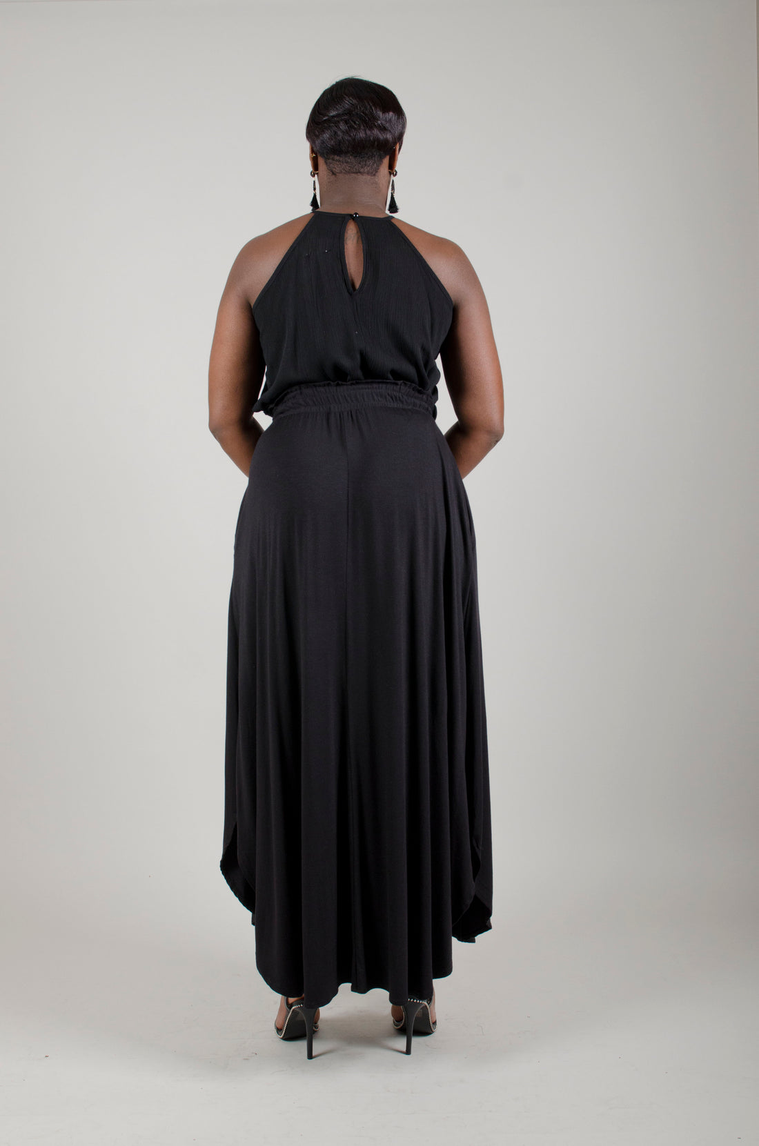 High-Waisted Maxi Skirt: Plus & Misses Sizes