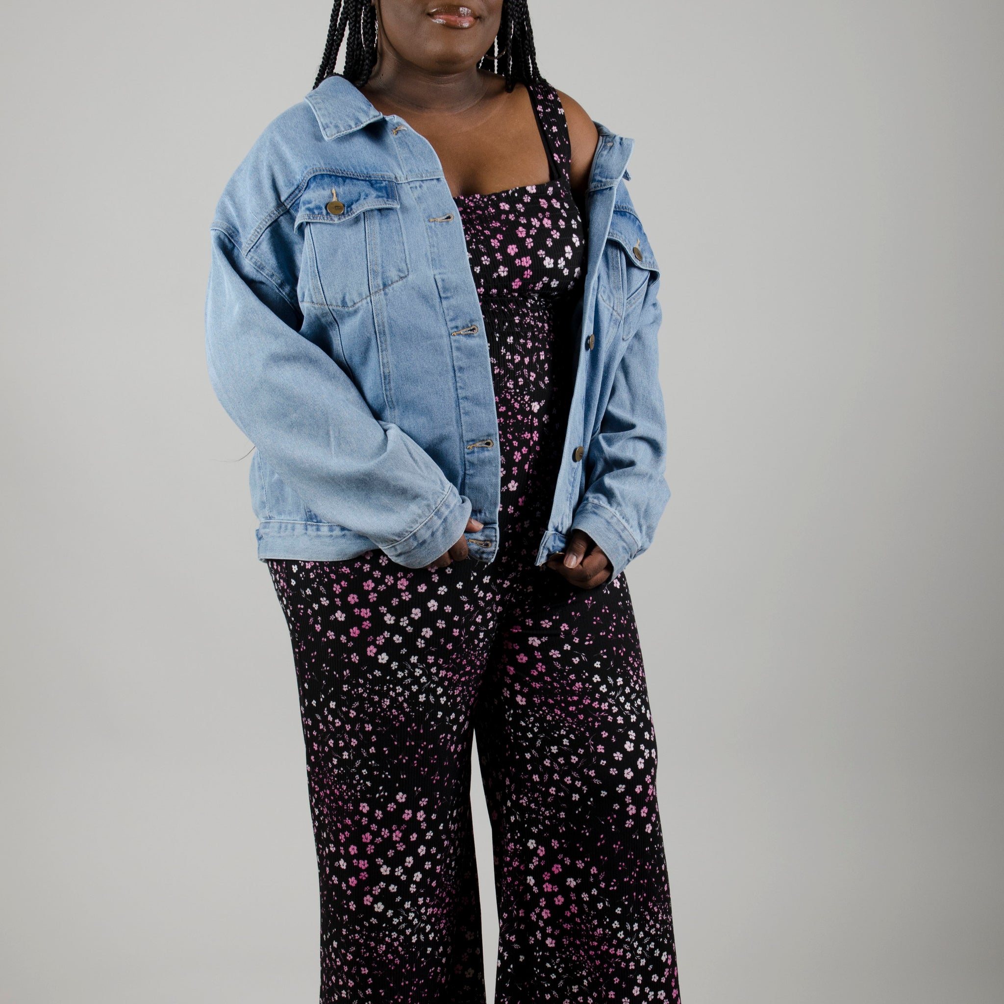 Oversize Denim Jacket: Plus Size